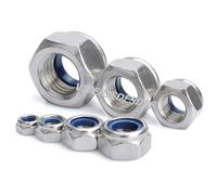 DADI IN ACCIAIO INOX A2 MISURE DA M3 A M20 AUTOBLOCCANTI ALTI 982 BASSI 985