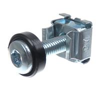 Dadi in gabbia SECCARO M5 in set, per montaggio a cremagliera, acciaio zincato, vite da 20 mm con cava esalobata (TX), rondella, 20 pezzi