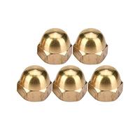 Dadi in Ottone, Dado a Cupola Kit Dadi Ciechi in Ottone Set di Dadi Esagonali con Testa a Cupola Elementi di Fissaggio per Veicoli Dado a Cappello Decorativo M3-M12 Dado Cieco in