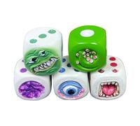 Dadi In Resina A Sei Facce Con Occhi Grandi E Bocca Carina Diavolo Halloween