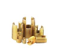 Dadi inseribili autofilettanti con intaglio in met Dadi autofilettanti con inserto filettato scanalato da M2 a M20 in acciaio inossidabile o al carbonio multicolore(Yellow,M6xM9x12mm-3pcs)