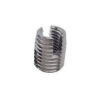 Dadi inseribili autofilettanti con intaglio in met M2 M3 M4 M5 M6 M8 -M20 Stainless Steel 302 Style Threaded Metal Thread Repair Insert Self Tapping Inserts Slotted Screw(M20 1pcs)