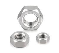 DADI M12 M14 M16 M18 M20 IN ACCIAIO INOX A2 ESAGONALI MEDI DIN 934 UNI 5588