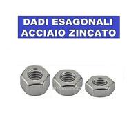 DADI M3 M4 M5 M6 M7 M8 M10 ESAGONALI MEDI 5588 ALTI 5587 BASSI 5589 ZINCATO