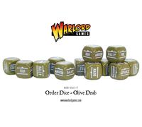 Dadi Ordine Ad Azione A Tozzo - Olive Drab - Warlord - WW2 - Spediti 1ª Classe