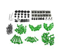 Dadi parabrezza 5/6mm Per Suzuki Moto Carrozzeria Carenatura Bulloni Screwse Kit viti moto(VERDE)