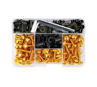 Dadi parabrezza Kit Bulloni Carenatura Parabrezza Moto Per Suzuki Kit viti moto(ORO,190pcs)