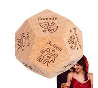 Dadi per coppie per un appuntamento - Dadi in legno per scegliere cibo e attività, scelta di cene divertenti, meraviglioso regalo a per San , regalo per lei, anno