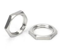 Dadi per ferramenta, Raccordo for tubi esagonale in acciaio inossidabile 304 con dado di bloccaggio sottile con fissaggio femmina for impianti idraulici, 20 pezzi(10pcs,M28*1.5)