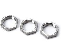 Dadi per ferramenta, Raccordo for tubo con dado di bloccaggio esagonale M20 passo 1 mm/1,5 mm femmina metrica acciaio inossidabile 304 10 pezzi/set(M20x1mm(S24 H4))