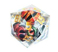 Dadi per giochi di ruolo, Dadi poliedrici - Dadi a base liquida,Dadi rotondi, Dadi poliedrici per giochi di ruolo, Dadi galleggianti a globo oculare per giochi da tavolo