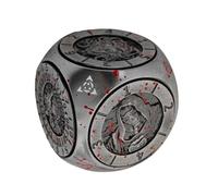 Dadi per Giochi di Ruolo | Set di Dadi Spinner in Metallo con 6 Facce - Portatili per Intrattenimento Competizione Libero Casa e Bar
