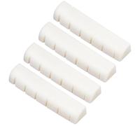 Dadi Per Ponte Per Chitarra Classica A 12/6 Corde Per Chitarra Classica, Tagliati Da Ossa Intere pre Capotasto Scanalato(Acoustic,4)