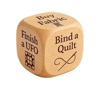 Dadi per Quilting - Strumento di Selezione Progetti Quilting - Dadi Decisioni Casuali per Appassionati Cucito Regalo Compleanno Natale Donna Famiglia Riunione Stocking Stuffer