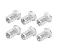 Dadi per Rivetti, 100 Pezzi Dadi per Rivetti Ciechi Rivetti Filettati Nutserts Inserti per Dadi per Rivetti in Alluminio M5 Dadi per Rivetti Filettati