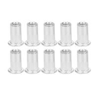Dadi per Rivetti, 100 Pezzi Dadi per Rivetti Ciechi Rivetti Filettati Nutserts Inserti per Dadi per Rivetti in Alluminio M5 Dadi per Rivetti Filettati