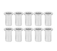 Dadi per Rivetti Ciechi 100 Pezzi Dadi per Rivetti M5, Dadi per Rivetti Ciechi Dadi per Rivetti Inserti in Alluminio Dadi per Rivetti Filettati Inserti Dadi Incorporati