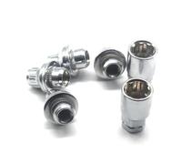 Dadi per ruote cromate compatibili con Lexus per HS250H 2010 2011 2012 Set di dadi per ruote cromate 88972745 9008494001