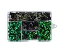 Dadi Per Vite Per Moto Bulloni Per Motocicletta Viti Per B&MW F650GS F700GS F750GS F800GS F800GT F800ST F850GS Kit Bulloni Per Carenatura Clip Per Dadi Parabrezza Viti E Bulloni(VERDE)