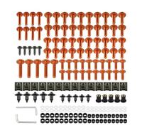 Dadi Per Vite Per Moto Kit Bulloni E Dadi Per Carenatura Per Suzuki GSF1200S GSX1250F GSX1250FA GSX1250SA GSX1250SEA ABS Bandit Viti E Bulloni(Arancia)