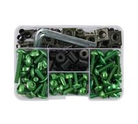 Dadi Per Vite Per Moto Kit Bulloni E Dadi Per Carenatura Per Y&amaha TDM 850 900/A, TMAX 500/530 SX/DX, SRV250, SRX 400, 600, TDR250 Viti E Bulloni(VERDE)