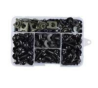 Dadi Per Vite Per Moto Kit Bulloni E Viti Per Carenatura Per H&onda NC700 NC750X NC 700X 700S 750X 750S 700 750 X M5 M6, Viti E Dadi Per Parabrezza Viti E Bulloni(NERO)