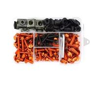 Dadi Per Vite Per Moto Kit Bulloni E Viti Per Carenatura Per H&onda NC700 NC750X NC 700X 700S 750X 750S 700 750 X M5 M6, Viti E Dadi Per Parabrezza Viti E Bulloni(Arancia)