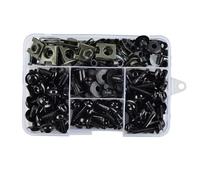 Dadi Per Vite Per Moto Kit Bulloni Per Carenatura Moto Per H&onda NC700 NC750X NC 700X 700S 750X 750S 700 750 X, 195 Pezzi, Bulloni Per Parabrezza M5 M6 Viti E Bulloni(NERO)