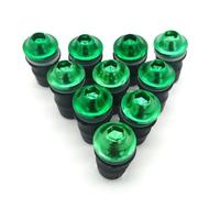 Dadi Per Vite Per Moto Kit Di Bulloni E Viti Per Carenatura Per SUZUKI DL650 V-STROM DR, 10 Pezzi, Kit Di Fissaggio Parabrezza, Clip, Dadi E Assortimento Di Bulloni Viti E Bulloni(VERDE)
