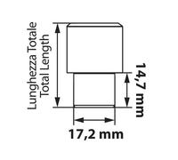 Dadi piatti, kit 4 pz - Original - J010