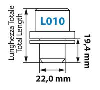 Dadi piatti, kit 4 pz - Original - L010