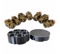 Dadi Poliedrici, 7 Pezzi Proiettili Dadi DND, Dadi con 6 Dadi Pase for i Giochi in galleria Oggetti for Divertimenti Accessori di Gioco DND, Set di Dadi da Tavolo in Poliedrico for DND RPG MTG-D6