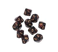 Dadi poliedrici a 10 facce per pub club giochi giochi RPG gioco da tavolo