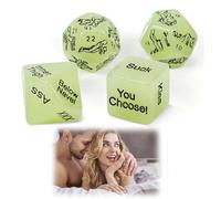 Dadi Poliedrici giochi per coppia, 4 Dadi Molto Divertenti, Regali Per Uomini Donne Amici, Giochi, Umorismo, Giocattoli, Decorazioni Per La Camera Da Letto