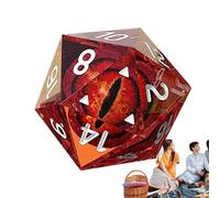 Dadi Poliedrici Su 20 Lati - Dragon Eye Dice, RPG Play Play | Dice Colorato per Giochi Da Tavolo, Collezione Di Dadi per Giochi Da Tavolo, Accessori Interattivi per Gli Amanti Dei Giochi