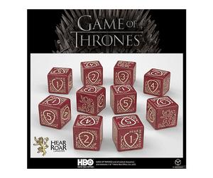 DADI Q WORKSHOP Set Lannister 10 a sei facce