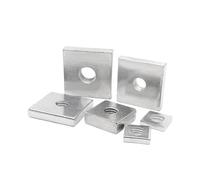 Dadi quadrati, Blocco scorrevole sottile in acciaio al carbonio zincato M3 M4 M5 M6 M8(10pcs,M4 10x7x2.5mm)