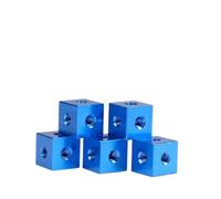 Dadi quadrati, Connettore a blocco di dadi cubici fai da te, vite for alloggiamento stampante 3D M3M4M5M6(Deep blue,M3 10x10x6)