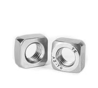 Dadi quadrati in acciaio inossidabile da 10 pezzi M3 M4 M5 M6 M8 M10 M12 Dado hardware(M12)