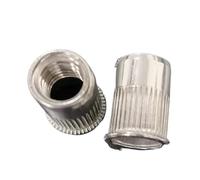 Dadi rivettati da 10-20 pezzi M3 M4 M5 M6 M8 M10 Acciaio inossidabile 304 o acciaio for zinco Dadi rivettati a testa svasata piccola Dado inserto(Stainless steel,M8 10PCS)