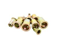 Dadi rivettati in metallo a forma di petalo, dadi a testa piatta, rivetti a morsetto for pannelli, kit di fissaggio a espansione for rivetti(Zinc Plated Flat,M4 (20Pcs))
