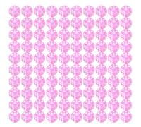 Dadi rotondi angolari a sei lati, confezione da 100 cubi acrilici da 12 mm di colori assortiti con puntini numerici, per bambini, set acrilico