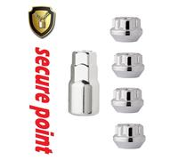 Dadi Ruota Antifurto SECURE POINT Per Mercedes A B C Tutti i Modelli M12 x1.5mm