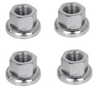 Dadi ruota bici M10 inox, 4 pezzi, fissaggio, mountain bike, resistente