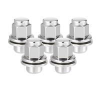 Dadi Ruota Cromati Auto Con Rigonfiamento Acorn C2C35294010 Compatibile Con Jaguar Per F-Type 2014-2021 Per XE 2017-2020 Per XF 2009-2014 bullone mozzo
