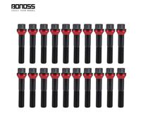 Dadi ruota filettati BONOSS 20x72 mm Ferrari - bulloni a strappo 14x1,5 per F...