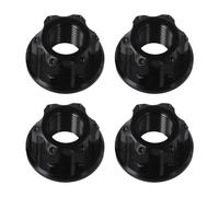 Dadi Ruota Pista M10 4pz Design Antiscivolo per Biciclette Fixie per Assale Mozz