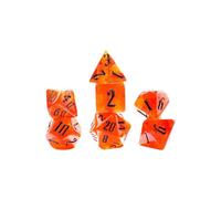 Dadi Sirius SDZ001302 Dadi Nebulosa di Fuoco - Set di 7