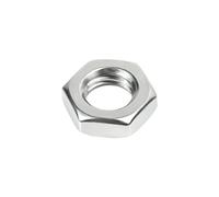 Dadi Sottili M3-M12, Set Inossidabile | Controdadi piatti, for viti e bulloni a ferro, ferramenta for bloccaggio(M6 50PCS)