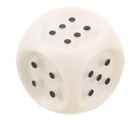 Dadi Tattili per Giochi Educativi, Pezzo del Gioco da Tavolo Bianco | Dadi Braille di Plastica, per Giocatori Ipovedenti e Ciechi, Applicazione Versatile, Attività All'aperto